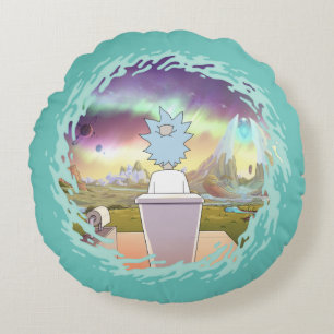 RICKおよびMORTY™  リックズプライベートプレイス ラウンドクッション