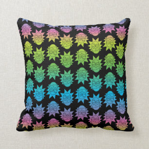 RICKおよびMORTY™  レインボーリックヘッドパターン クッション