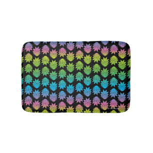 RICKおよびMORTY™  レインボーリックヘッドパターン バスマット