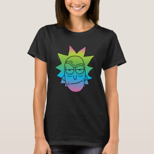 RICKおよびMORTY™ レインボーリックヘッドパターン Tシャツ
