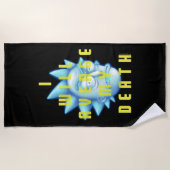 RICKおよびMORTY™ |仇を討つ ビーチタオル (正面)