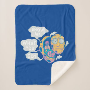 RICKおよびMORTY™  何を表示す得る シェルパブランケット