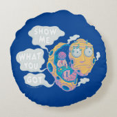 RICKおよびMORTY™ |何を表示す得る ラウンドクッション (裏面)