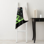 RICKおよびMORTY™ | 図解入りの、写真付きの宇宙フライトグラフィック シェルパブランケット (インサイチュ)