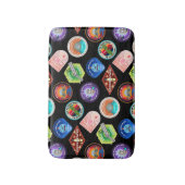 RICKおよびMORTY™ |外部空間パッチパターン バスマット (正面縦)