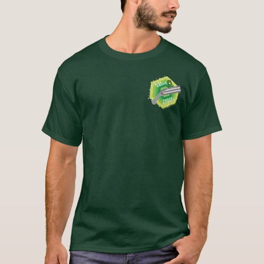 RICKおよびMORTY™ |外部空間パッチパターン Tシャツ (正面)
