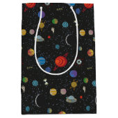 RICKおよびMORTY™ |宇宙パターン ミディアムペーパーバッグ (正面)