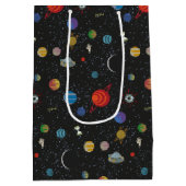 RICKおよびMORTY™ |宇宙パターン ミディアムペーパーバッグ (裏面)