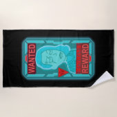 RICKおよびMORTY™ |宇宙ベス指名手配ポスター ビーチタオル (正面)