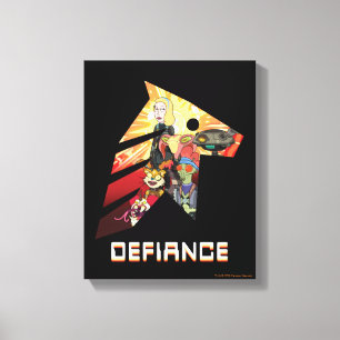 RICKおよびMORTY™  宇宙ベス・ディファイナンス・クルー キャンバスプリント