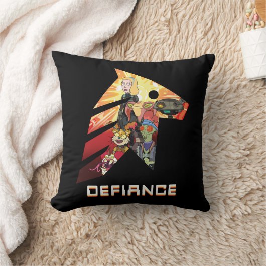 RICKおよびMORTY™ |宇宙ベス・ディファイナンス・クルー クッション (ブランケット)