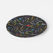 RICKおよびMORTY™ |宇宙彗星パターン ペーパープレート (アングル)