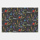 RICKおよびMORTY™ |宇宙彗星パターン ラッピングペーパーシート (正面2)