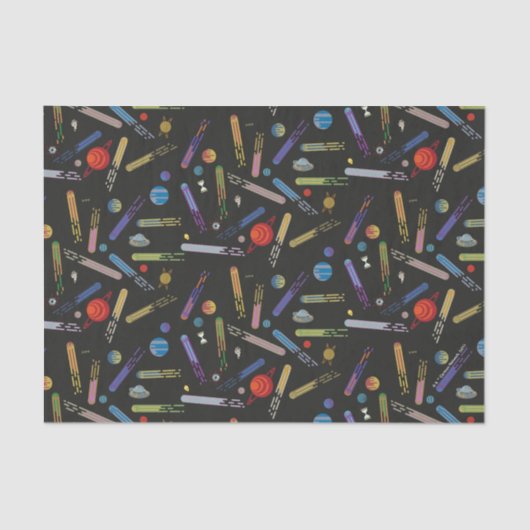 RICKおよびMORTY™ |宇宙彗星パターン 薄葉紙 (正面)