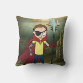 RICKおよびMORTY™ |悪のモーティ クッション (裏面)