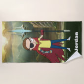 RICKおよびMORTY™ |悪のモーティ ビーチタオル (正面)