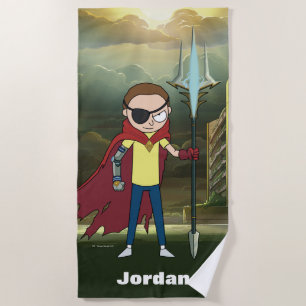 RICKおよびMORTY™  悪のモーティ ビーチタオル