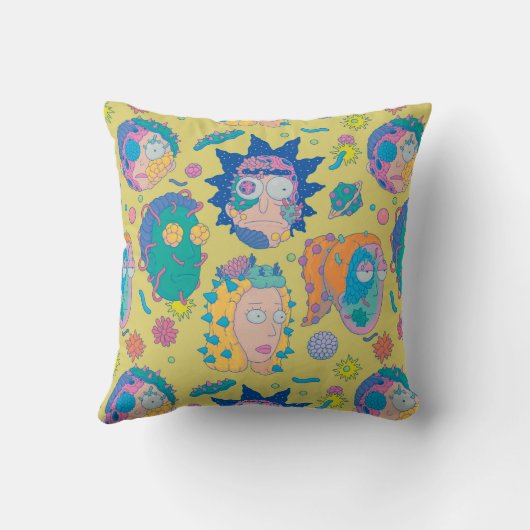RICKおよびMORTY™ |感染したスミスファミリーパターン クッション (裏面)