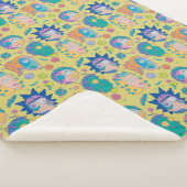 RICKおよびMORTY™ |感染したスミスファミリーパターン シェルパブランケット (3/4)