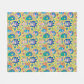 RICKおよびMORTY™ |感染したスミスファミリーパターン フリースブランケット (正面(横))