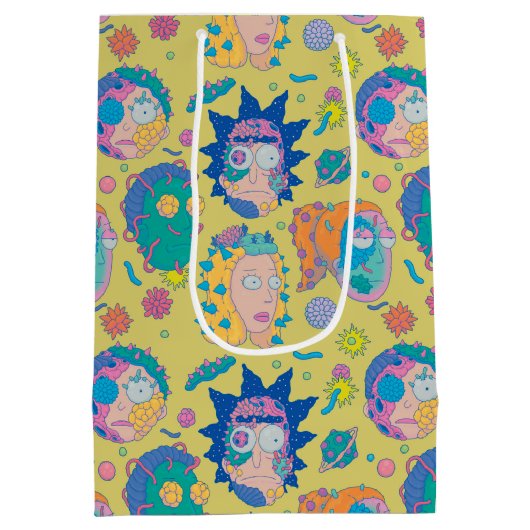 RICKおよびMORTY™ |感染したスミスファミリーパターン ミディアムペーパーバッグ (裏面)