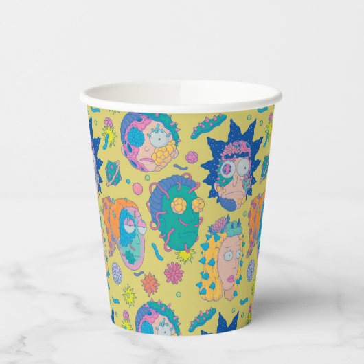RICKおよびMORTY™ |感染したスミスファミリーパターン 紙コップ (左)