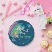 RICKおよびMORTY™ |感染したポータルから落下 ペーパープレート (パーティー)