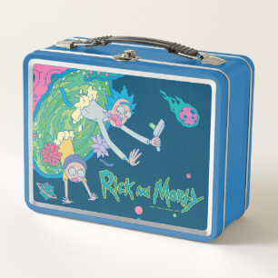 RICKおよびMORTY™  感染したポータルから落下 メタルランチボックス