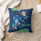 RICKおよびMORTY™ |感染したポータルのジャンプ クッション (ブランケット)