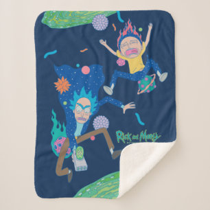 RICKおよびMORTY™  感染したポータルのジャンプ シェルパブランケット