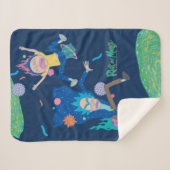 RICKおよびMORTY™ |感染したポータルのジャンプ シェルパブランケット (正面(横))