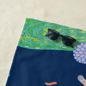 RICKおよびMORTY™ |感染したポータルのジャンプ ビーチタオル (インサイチュ)