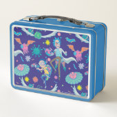 RICKおよびMORTY™ 感染した細胞間の|パターン メタルランチボックス (裏面)