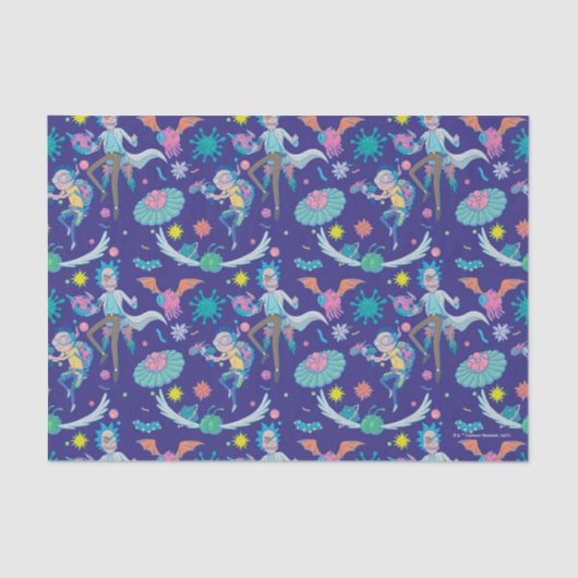 RICKおよびMORTY™ 感染した細胞間の|パターン 薄葉紙 (正面)