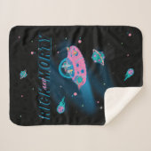 RICKおよびMORTY™ |旅行スルー宇宙 シェルパブランケット (正面(横))