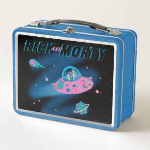 RICKおよびMORTY™  旅行スルー宇宙 メタルランチボックス