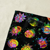 RICKおよびMORTY™ |旋回サイケデリックパターン ビーチタオル (インサイチュ)