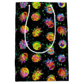 RICKおよびMORTY™ |旋回サイケデリックパターン ミディアムペーパーバッグ (正面)