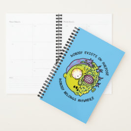 RICKおよびMORTY™ |様式化されたモーティフライ引用文 プランナー手帳