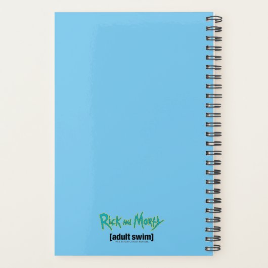 RICKおよびMORTY™ |様式化されたモーティフライ引用文 プランナー手帳 (裏面)