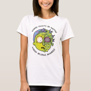 RICKおよびMORTY™ 様式化されたモーティフライ引用文 Tシャツ