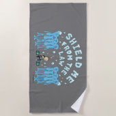 RICKおよびMORTY™ |法律から私を守る ビーチタオル (正面)