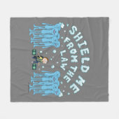 RICKおよびMORTY™ |法律から私を守る フリースブランケット (正面(横))