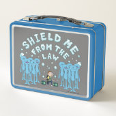 RICKおよびMORTY™ |法律から私を守る メタルランチボックス (裏面)