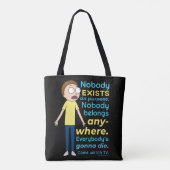 RICKおよびMORTY™ |目的に存在する人はいません トートバッグ (裏面)