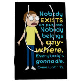 RICKおよびMORTY™ |目的に存在する人はいません ミディアムペーパーバッグ (正面)