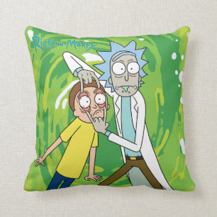 RICKおよびMORTY™  見て クッション