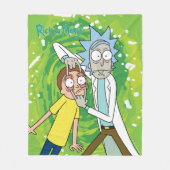 RICKおよびMORTY™ |見て フリースブランケット (正面)