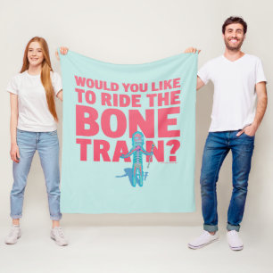 RICKおよびMORTY™  解剖学パーク – 骨列車 フリースブランケット