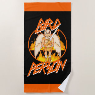 RICKおよびMORTY™  鳥の人の五角形 ビーチタオル